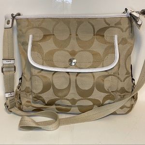 COACH Signature C Crossbody Handbag - Khaki